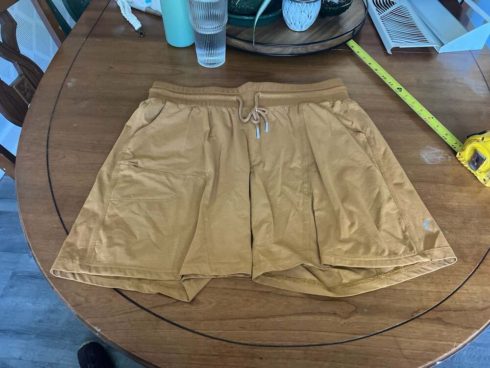 Zyia Active Mustard Yellow Everywhere Shorts Size XXL